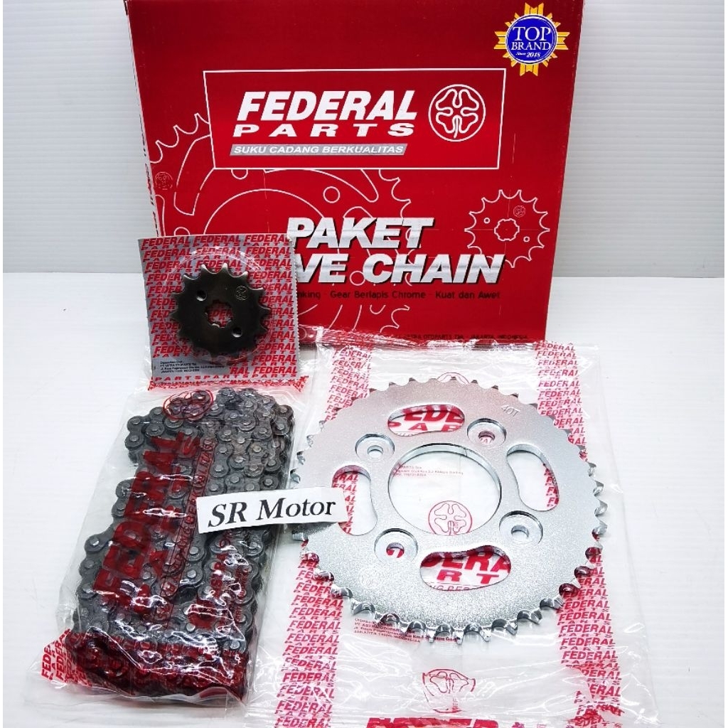 gear gir set gearset girset paket rantai gir supra fit new karisma supra x 125 blade revo absolute 4