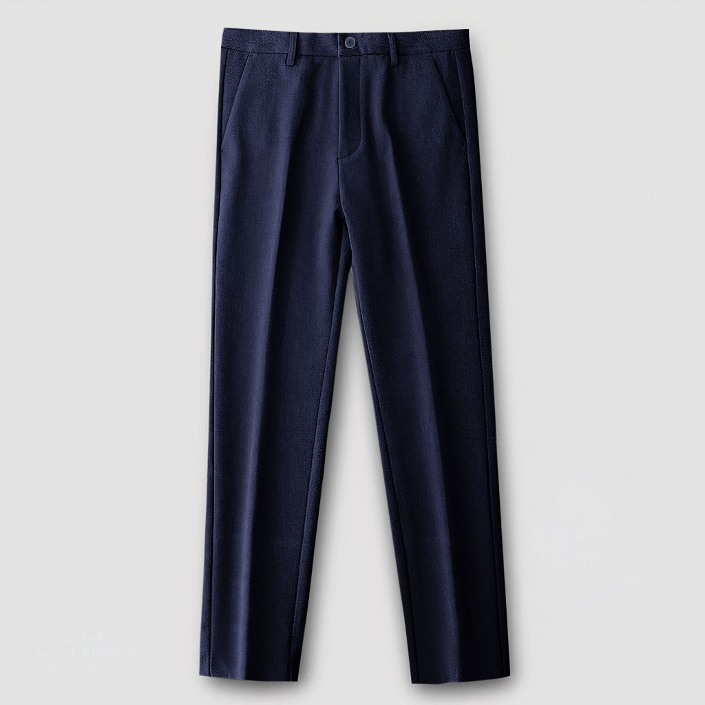 Kasual Celana Navy Blue Ankle Pants Classic