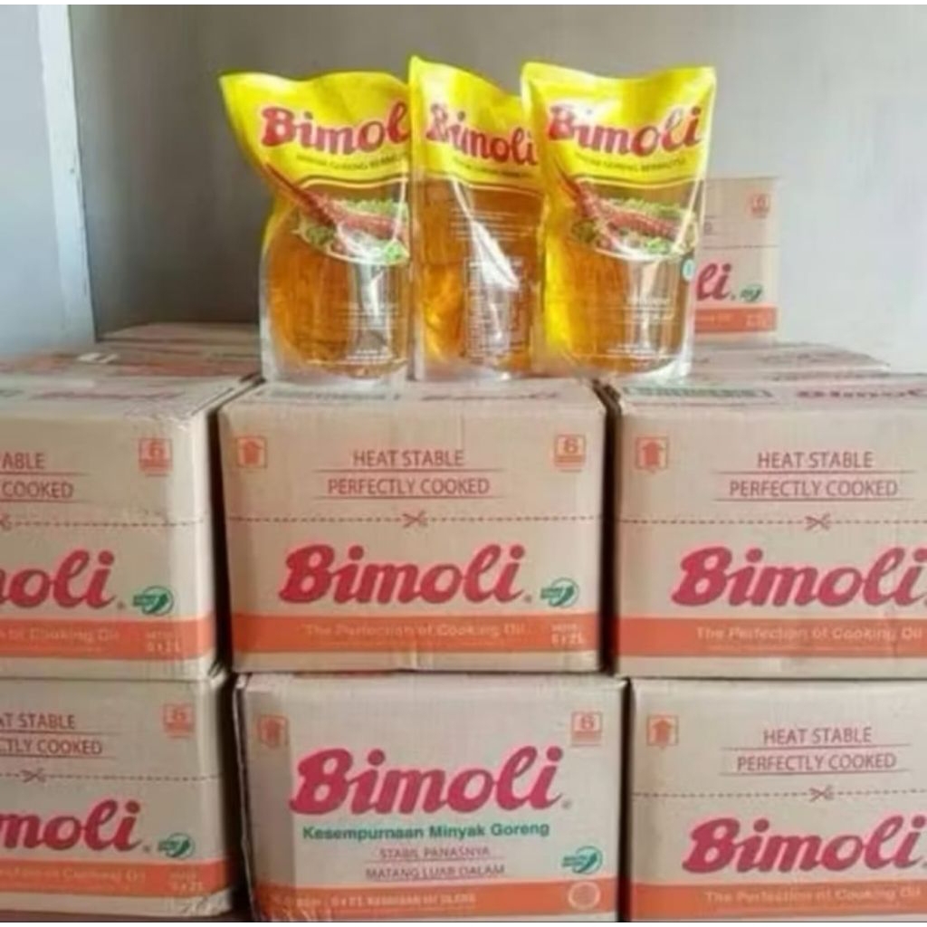 [TERMURAH]BISA KIRIM INSTAN READY SIAP KIRIM MINYAK GORENG BIMOLI 2 LITER PERDUS ISI 6 PCS
