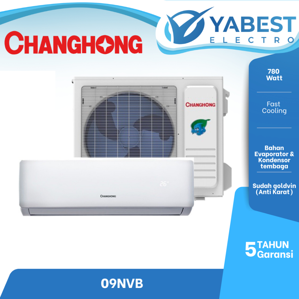 CHANGHONG CSC-09NVB4 / CSC- 09 NVB4 CHANGHONG AC SPLIT 1PK (UNIT ONLY)