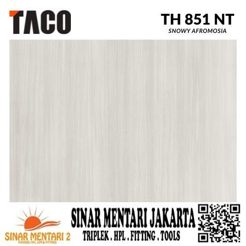 TACO HPL WOODGRAIN TH 851 NT SNOWY AFROMOSIA
