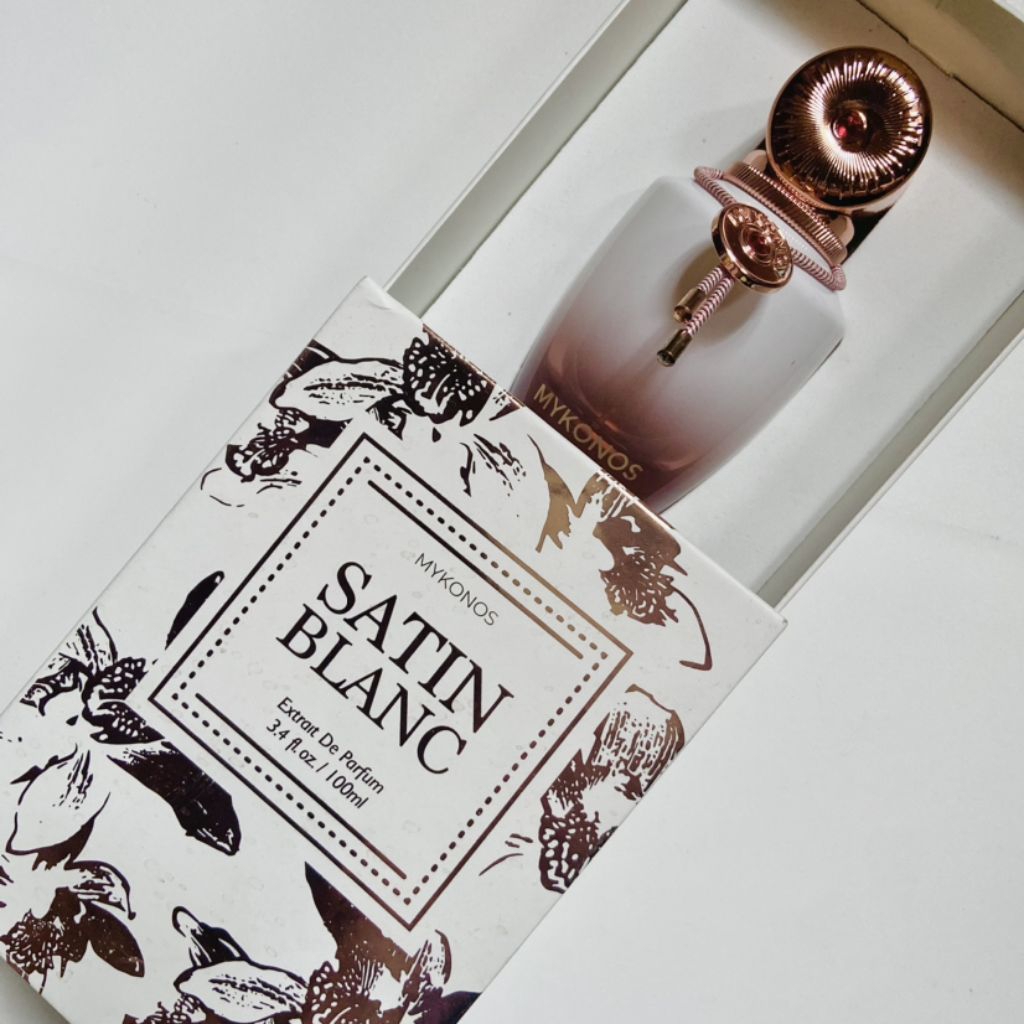 Satin blanc mykonos preloved