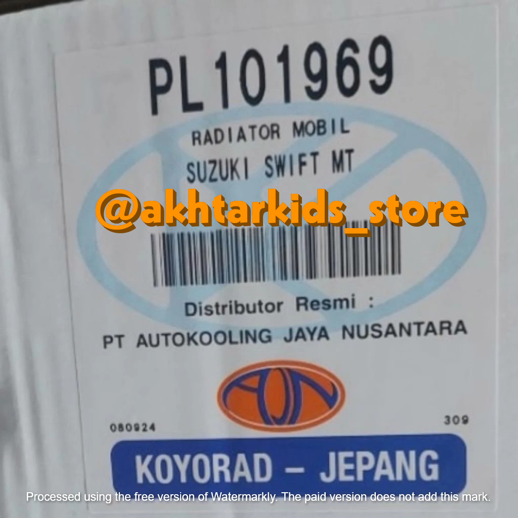 Radiator Suzuki Swift Manual Koyorad 2006 2007 2008 2009 2010 2011