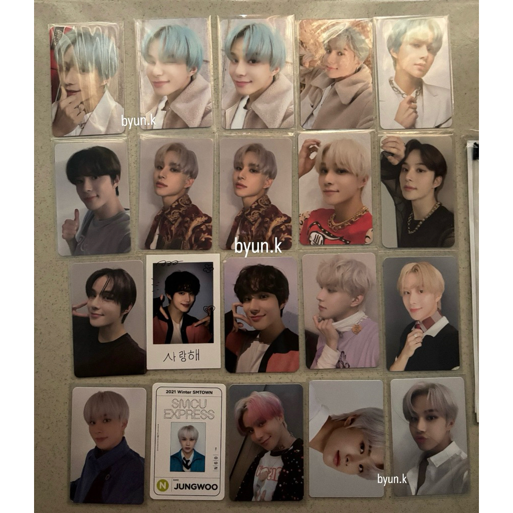 [READY] PHOTOCARD JUNGWOO MUMO UNIVERSE KOLBUK AR SEAOSONS GREETINGS