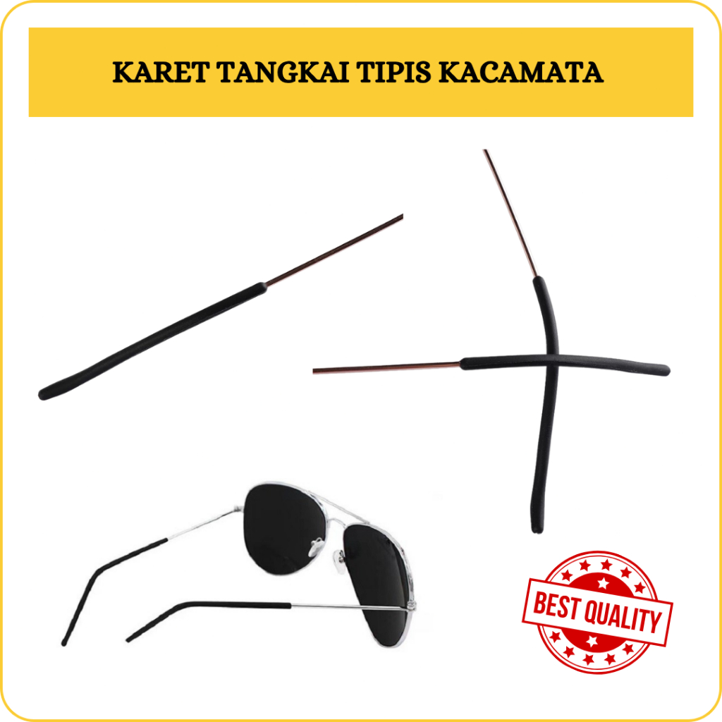 [HS] Karet Tangkai TIPIS KACAMATA pelindung telinga ANTI SAKIT -KT3 [H.S]