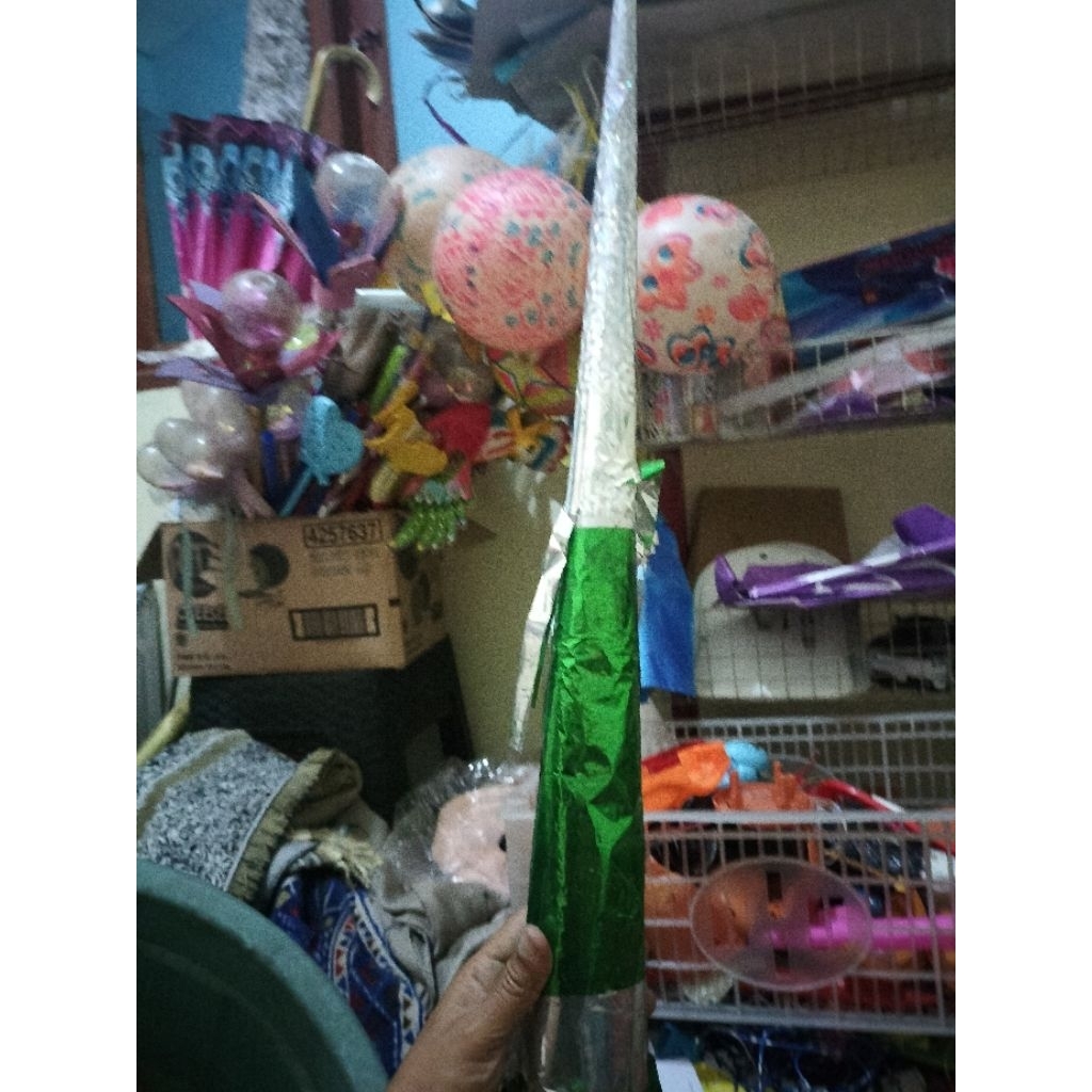 terompet panjang kertas rumbei bekas jualan d toko