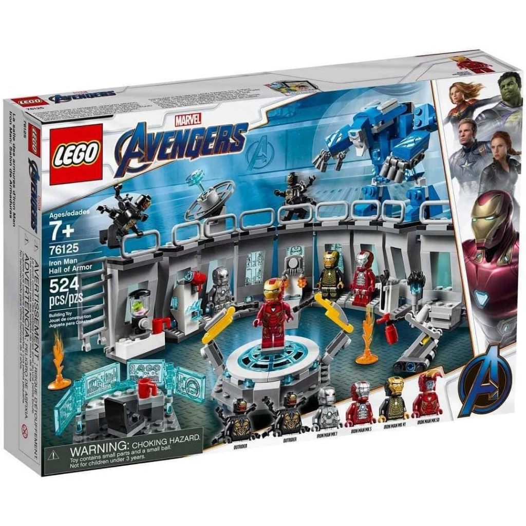 LEGO Marvel Iron Man Hall Of Armor 76125 Set