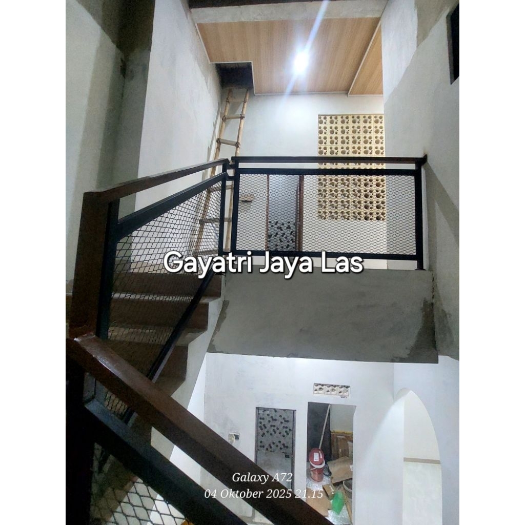 Railing Balkon Railing Tangga expanda berkualitas pesanan Ibu Bella Btr7