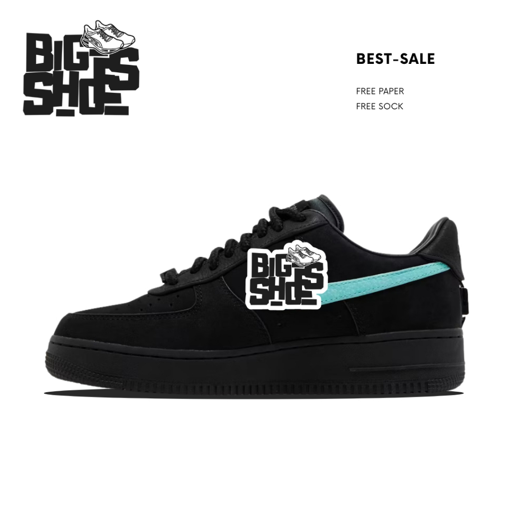 Sepatu AF 1 X Tiffany Black Blue - Bigshoes