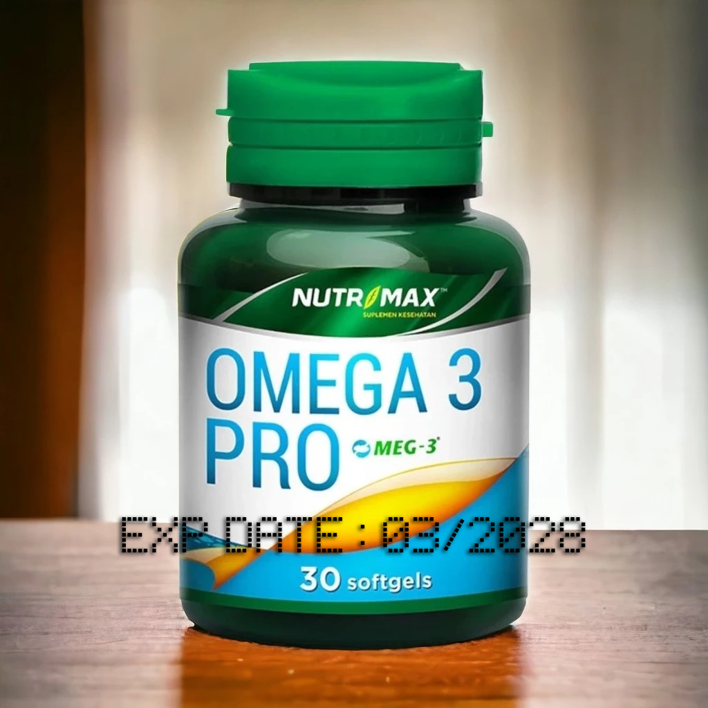 NUTRIMAX Omega 3 Pro ( Minyak Ikan Untuk Hipertensi / Kolesterol / Jantung )