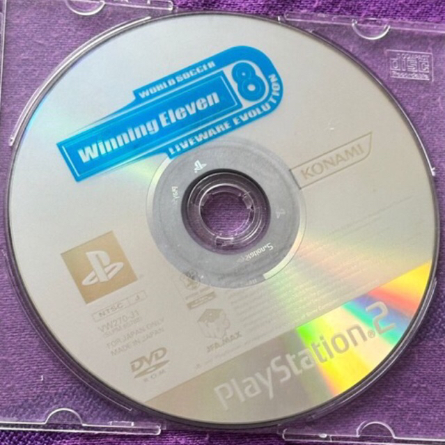 kaset ps2 original japan winning eleven 8 liveware evolution