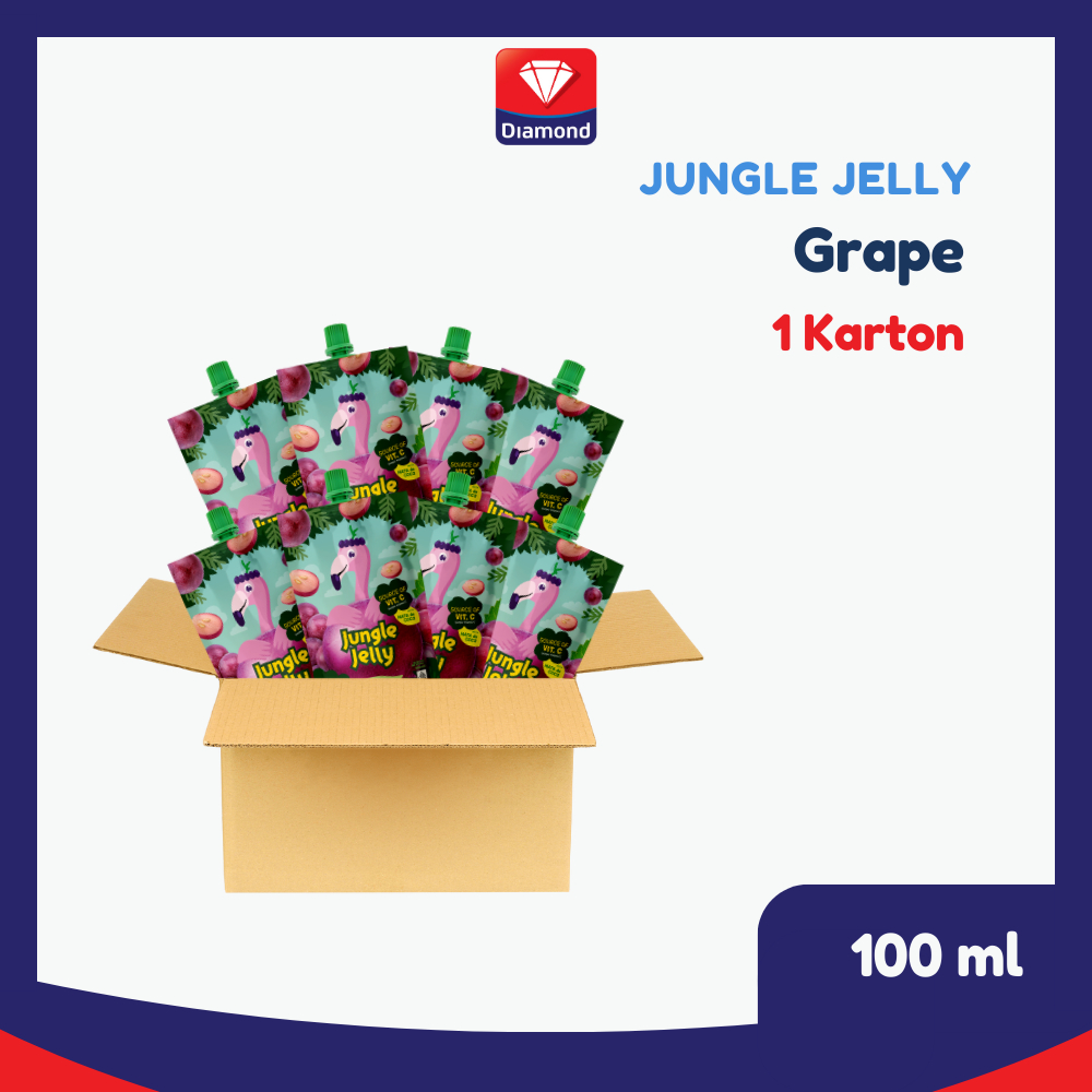 Jungle Juice Jelly Grape 100 ML 1 Karton