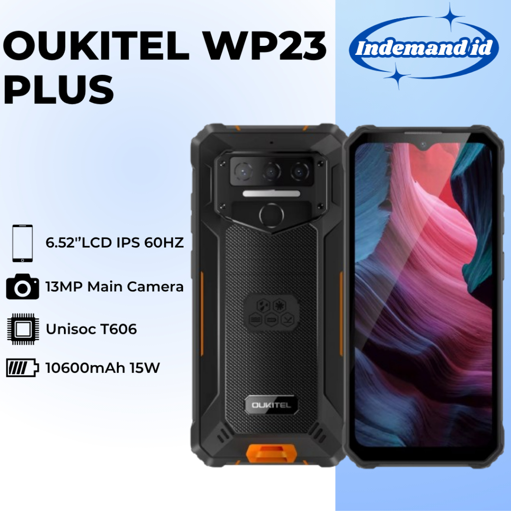 Oukitel WP23 Plus 6,52''LCD IPS 60HZ Unisoc T606 8GB 256GB NFC