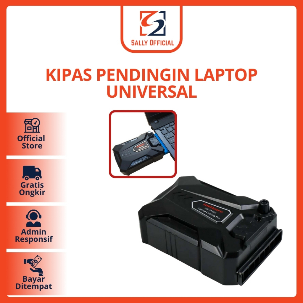 Laptop Cooler / Pendingin Laptop - Coolcold Universal Laptop vacuum cooler