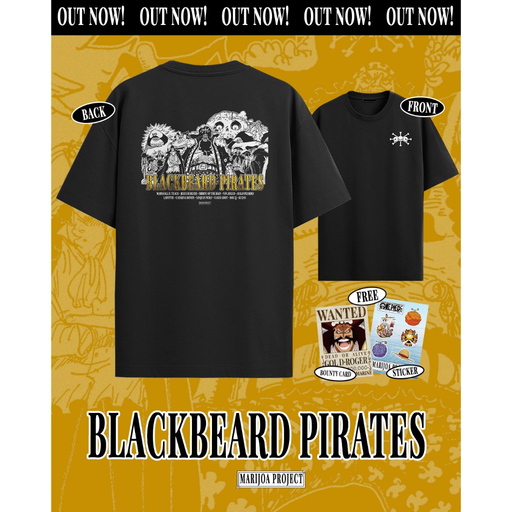 Kaos anime one piece - Kurohige blackbeard pirates