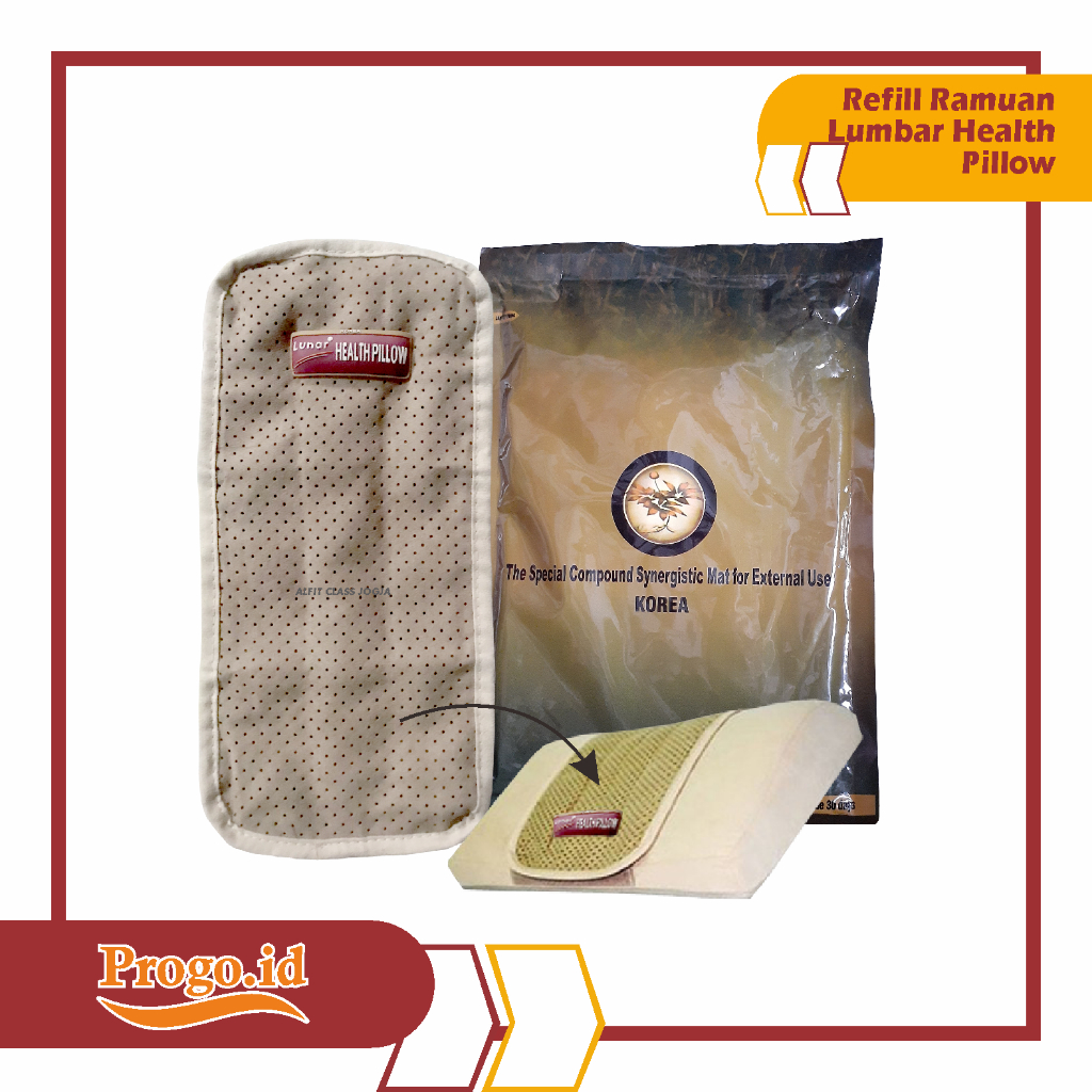 Refill Ramuan Jaco Synergy Tray Punggung Lembaran terapi Lumbar Pillow Syaraf Kejepit