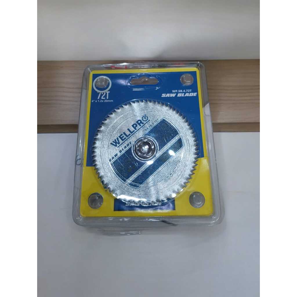 WELLPRO Mata Pisau Circular Saw Blade 4'' x 72T - Mata Potong Circular 4 Inch x 72 T WELLPRO