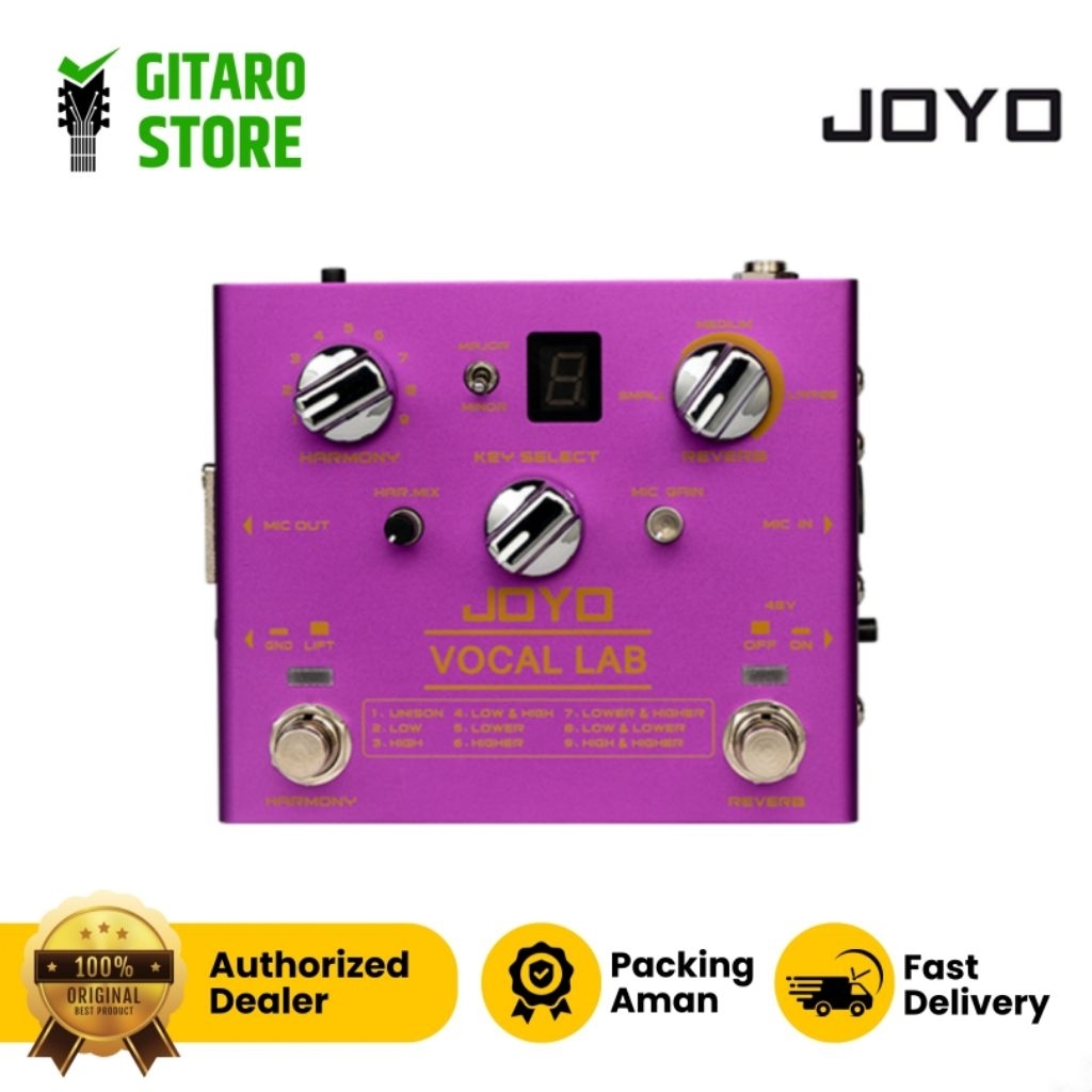 Joyo R16 Vocal Lab Efek Joyo 5 16 Vocal Lab Effector Pedal Original