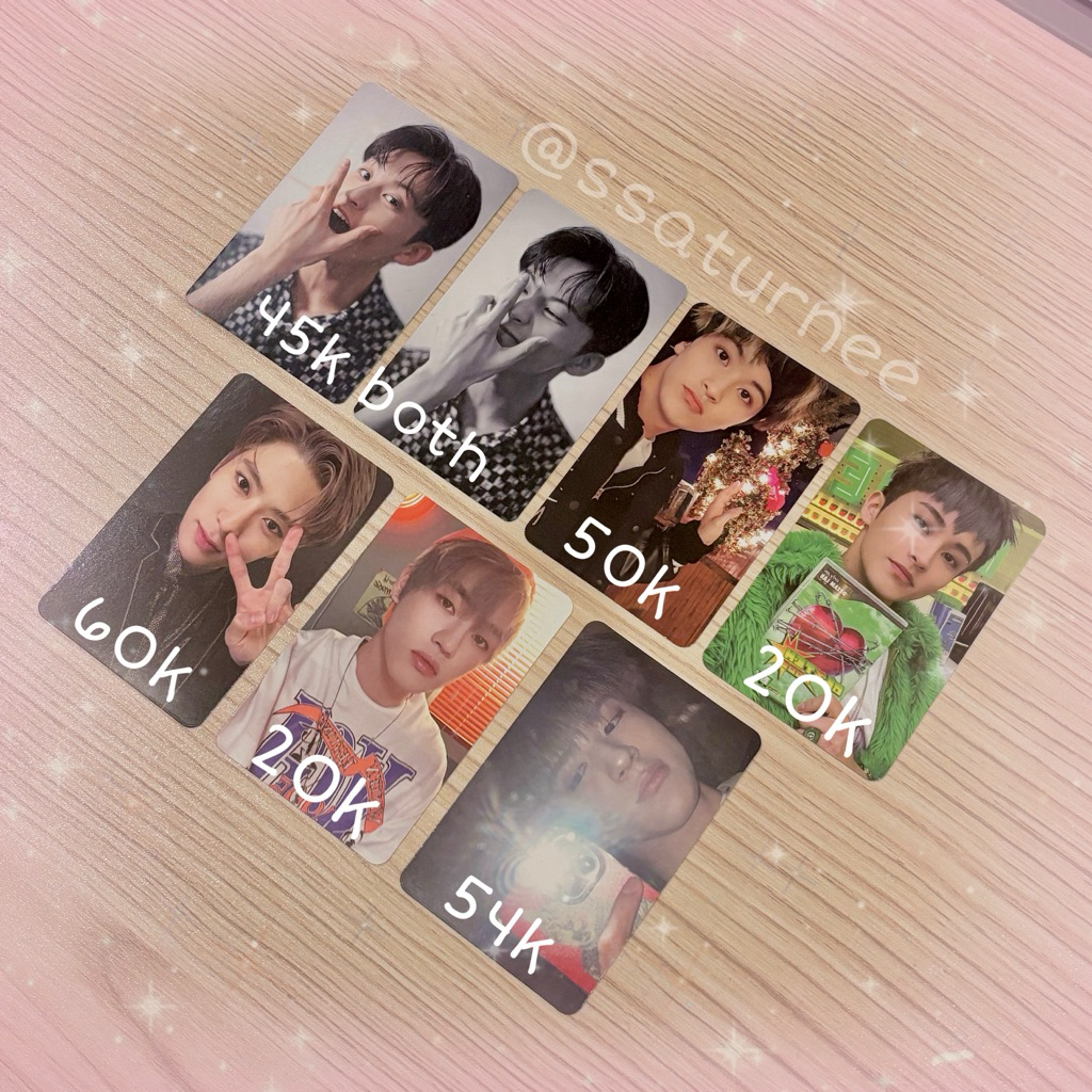 wts official photocard mark jaehyun jeno chenle dicon natal neozone glitchmode irregular beatbox