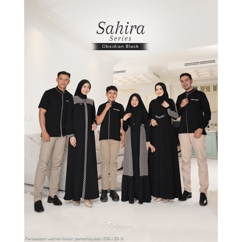 SARIMBIT SAHIRA (Obsidian Black) BY SALVINA HIJAB |SARIMBIT SALVINA |SARIMBIT 2026
