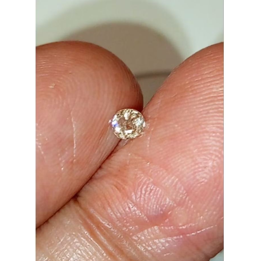 Natural Berlian Banjar asli cantik dan blink untuk mata cincin dan koleksi (code TQ6730)