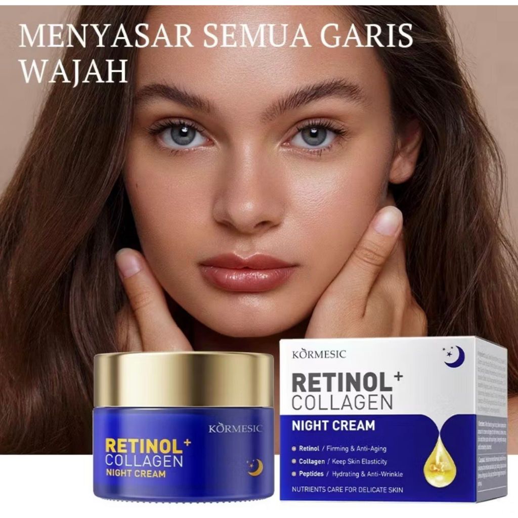 [ BPOM ] KORMESIC COLLAGEN & RETINOL NIGHT CREAM