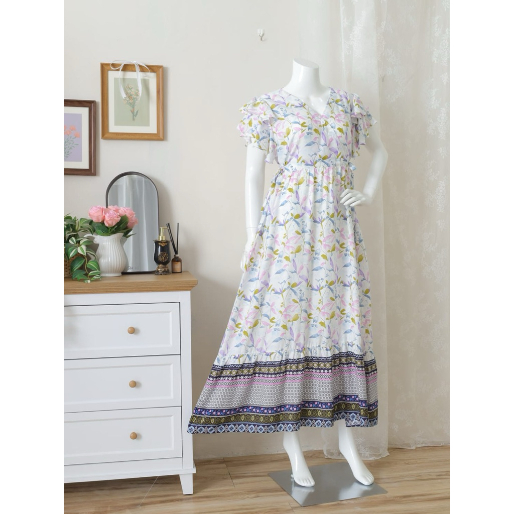 Daster busui panjang Fatma dress daster cantik kekinian