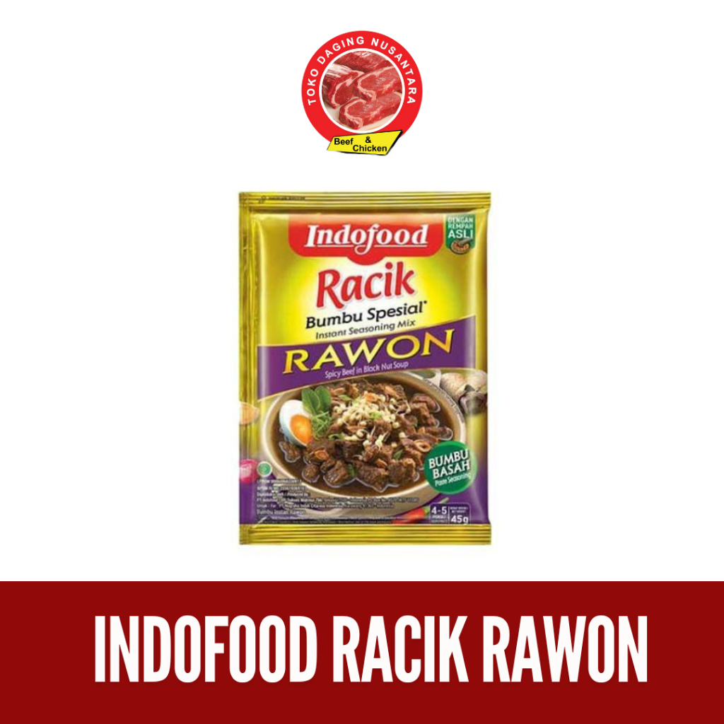 Indofood Racik Bumbu Rawon / Bumbu Basah Rawon Instan