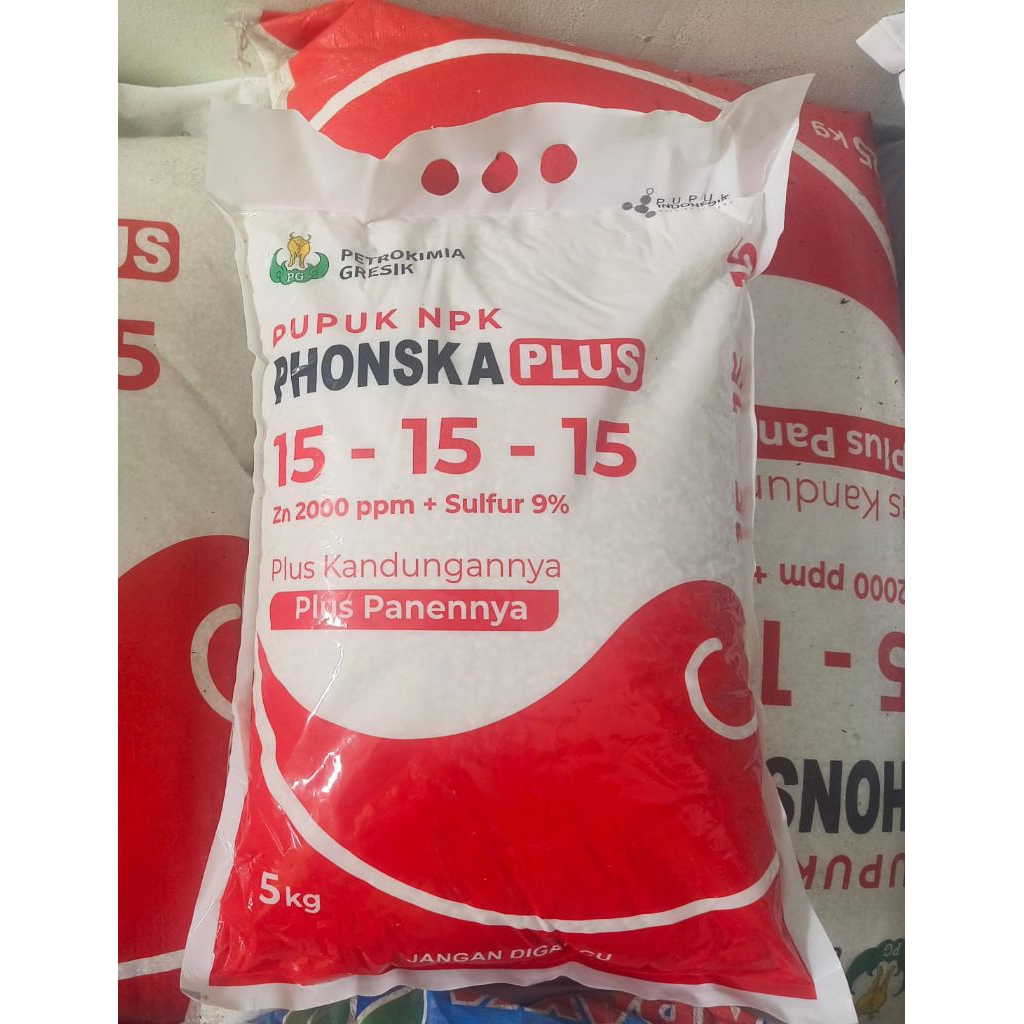 PHONSKA PLUS | Pupuk NPK 15-15-15 | Kemasan Original pabrik 5 kg