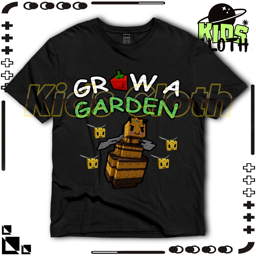 BAJU ANAK GROW A GARDEN PET QUEEN BEE KAOS ANAK ANOMALI GROW A GARDEN PET QUEEN BEE