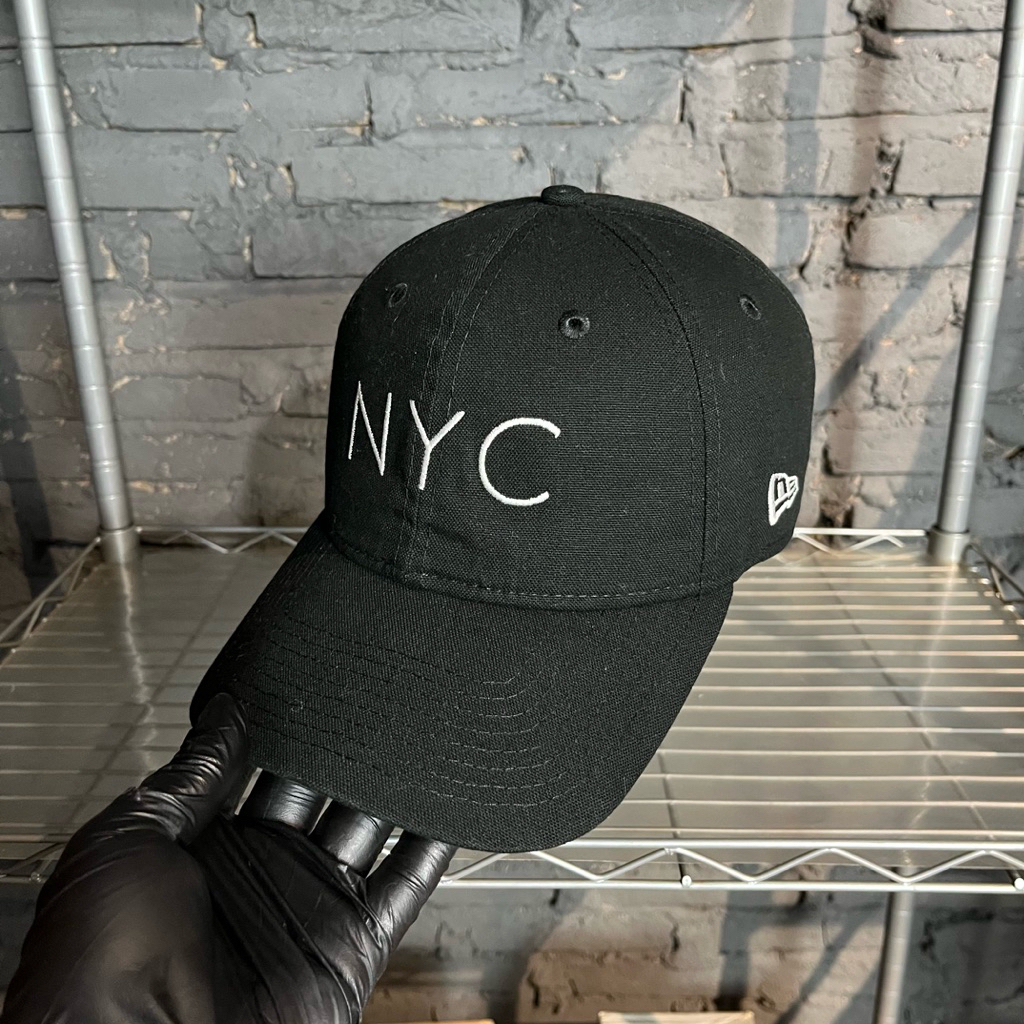 Topi new era nyc bordir logo