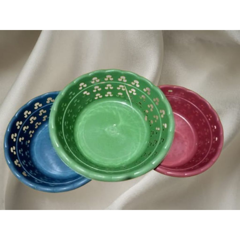 (12 pcs ) Baskom Aura 14 / Baskom Smile / Baskom Hajatan/ Baskom Plastik Lusinan