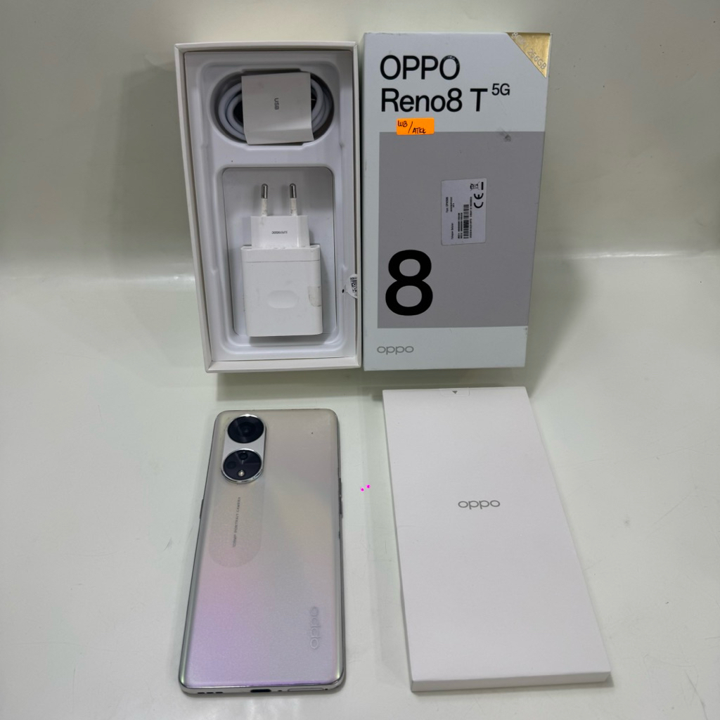 Oppo Reno 8t 5G 8/256gb Fullset Second Garansi Resmi