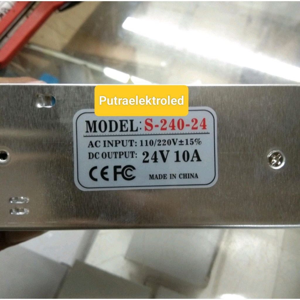 AC-DC Adaptor 24 Volt 10 Amper S-240-24 / adaptor DC 24V 10A