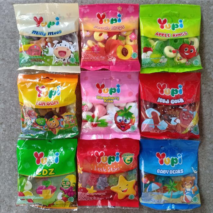 Permen Yupi Mini Bag 45 gram isi 1 bungkus