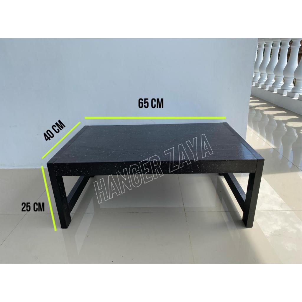 Meja Kayu Lesehan Estetik - Meja Minimalis - Furniture Kayu Berkualitas Tinggi SERBAGUNA