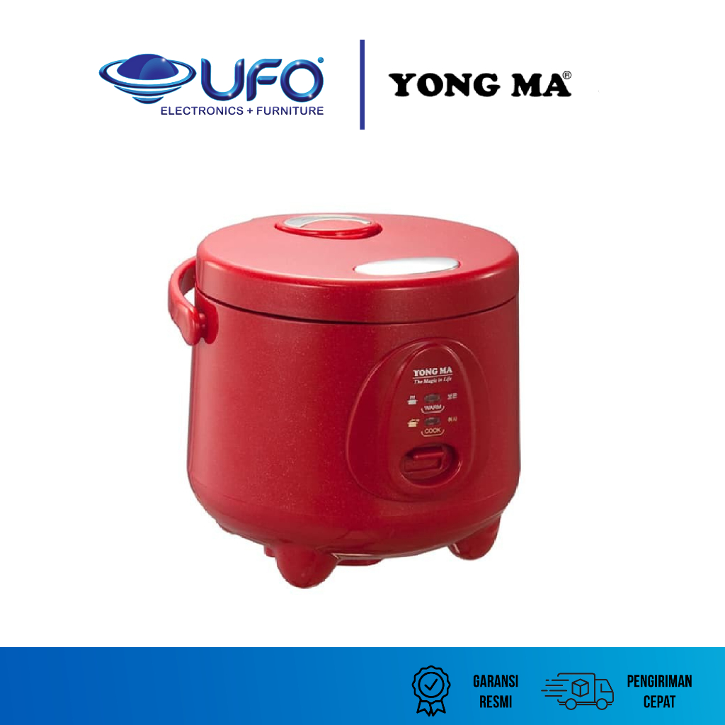 YONGMA SMC2021 Magic Com 0.7 Liter Gold Iron Rice Cooker 280 Watt YONG MA SMC-2021