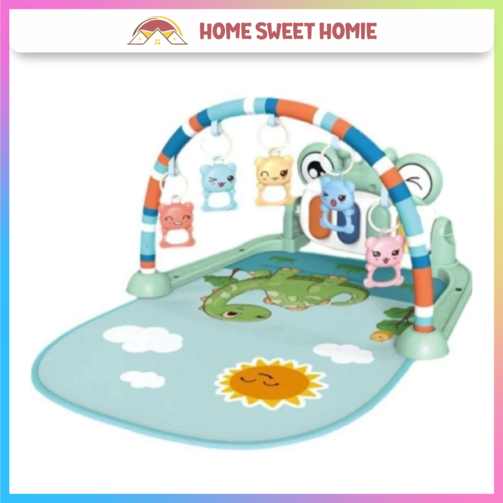 Playmate Set Music Play Gym Matras Mainan Anak Mainan Bayi Playmate Piano Babygym