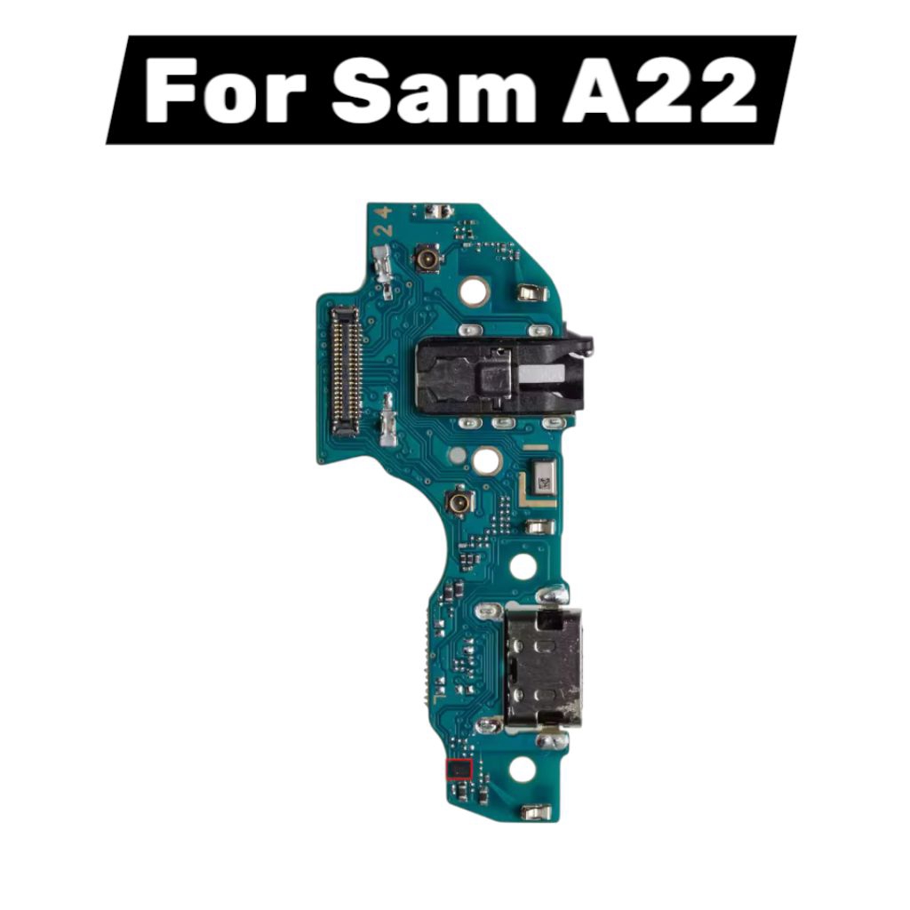 Papak Konektor Charger Samsung A22 Board Konektor+IC