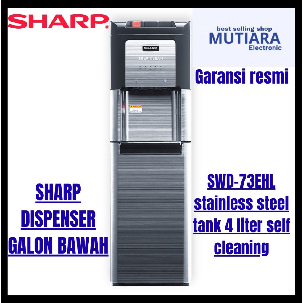 SHARP DISPENSER SWD 73 EHL / SWD73EHL / SWD-73-EHL GALON BAWAH