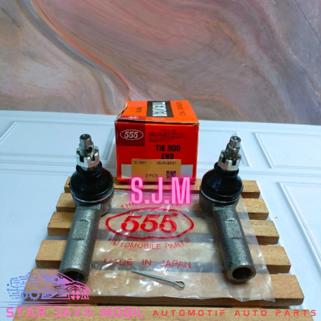 TIE ROD END TIE ROD 1SET 555 JAPAN ORIGINAL. INNOVA/ INNOVA REBORN/ HILUX