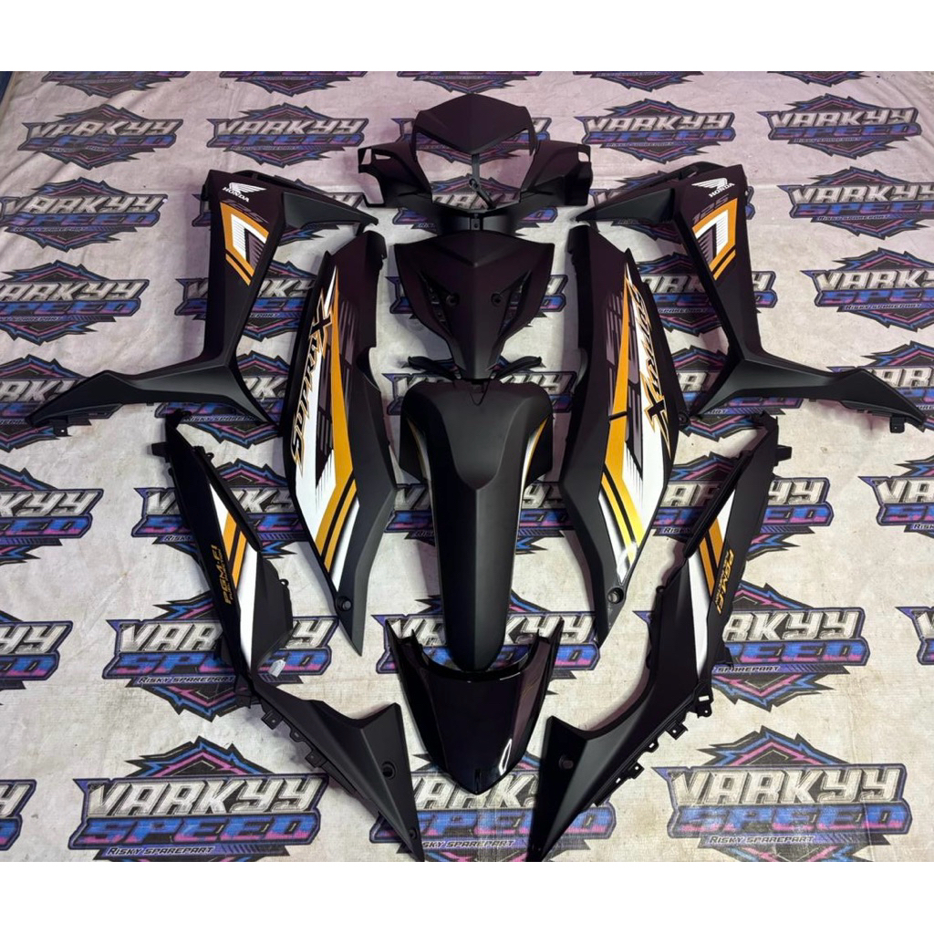 full set body halus kasar supra x 125 fi injeksi 2015 2016 2017 2018