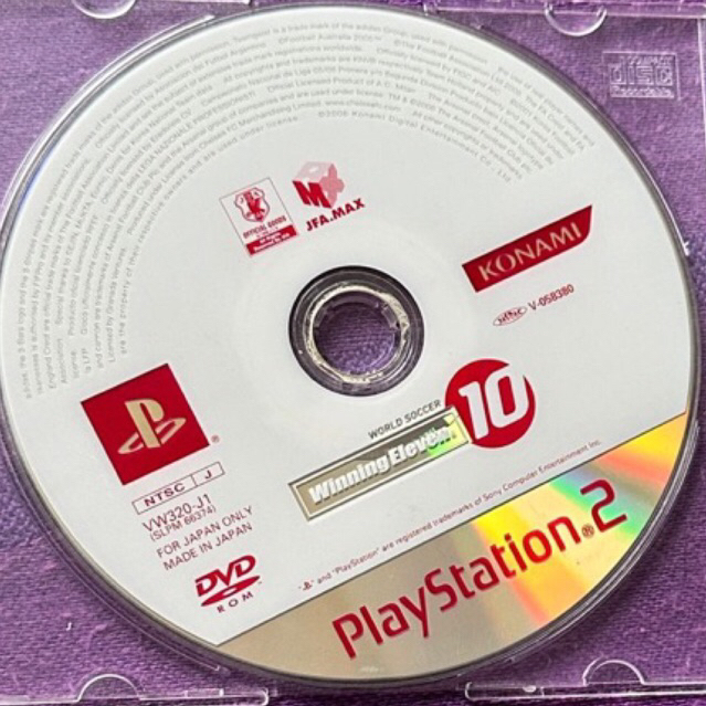 kaset ps2 original japan winning eleven 10