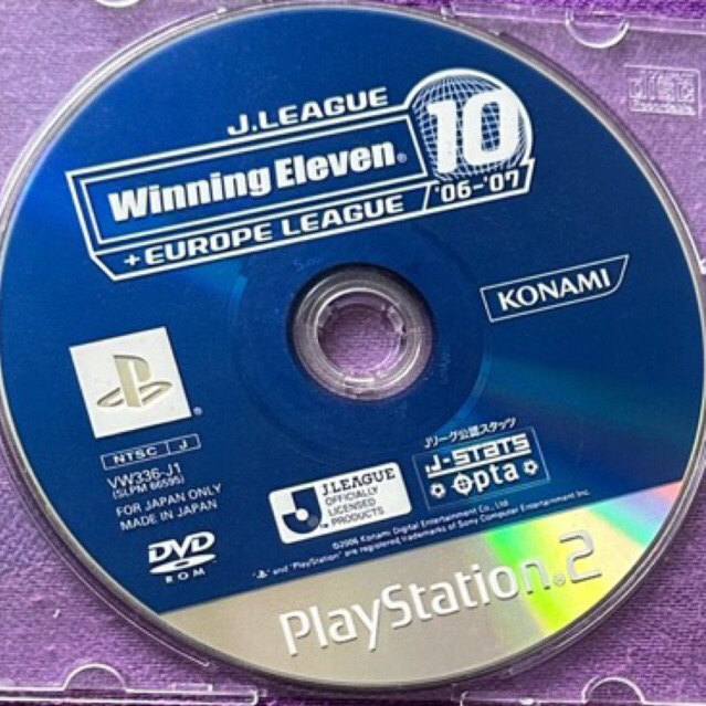 kaset ps2 original japan j league winning eleven 10