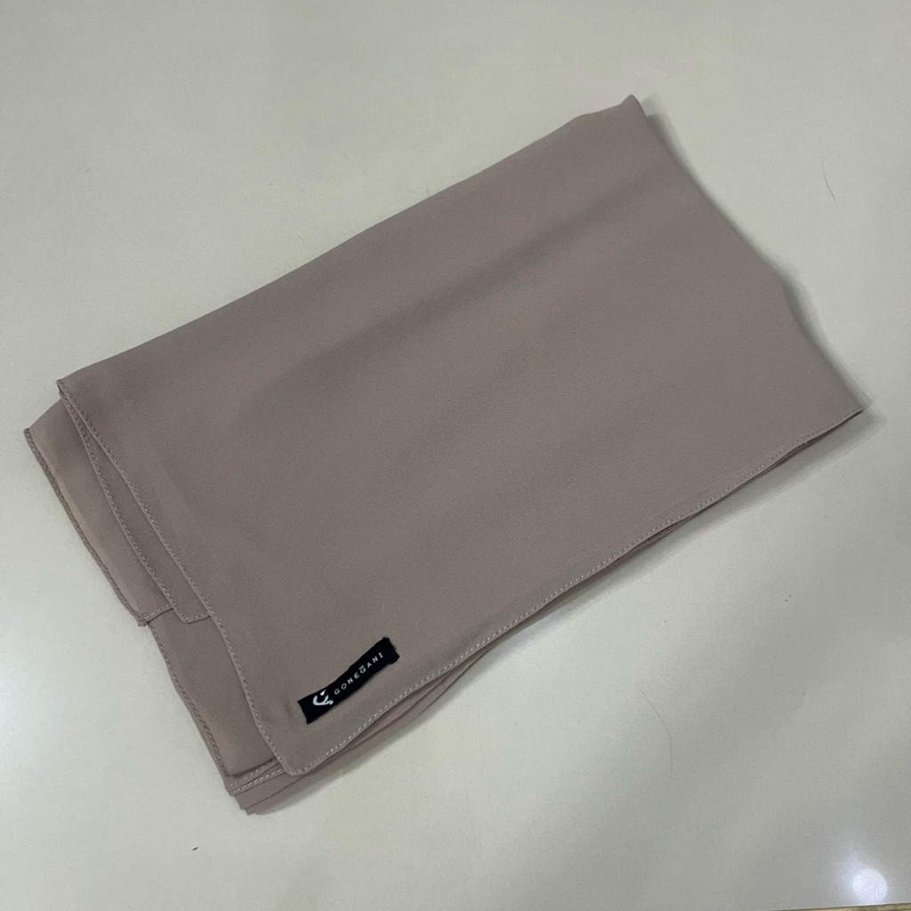 Gonegani Melayu Instant Shawl / Hijab Pashmina Instant / Ceruty Babydoll Scarves - Nude