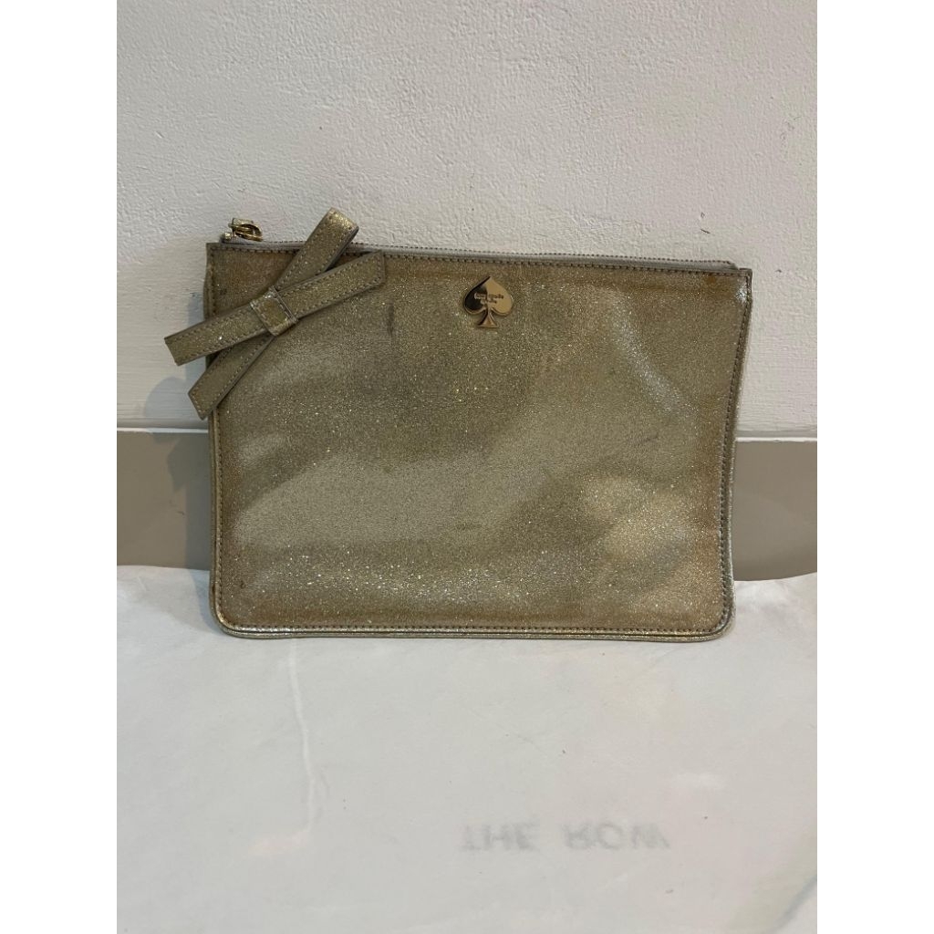 Kate Spade Pouch - Gold - Good