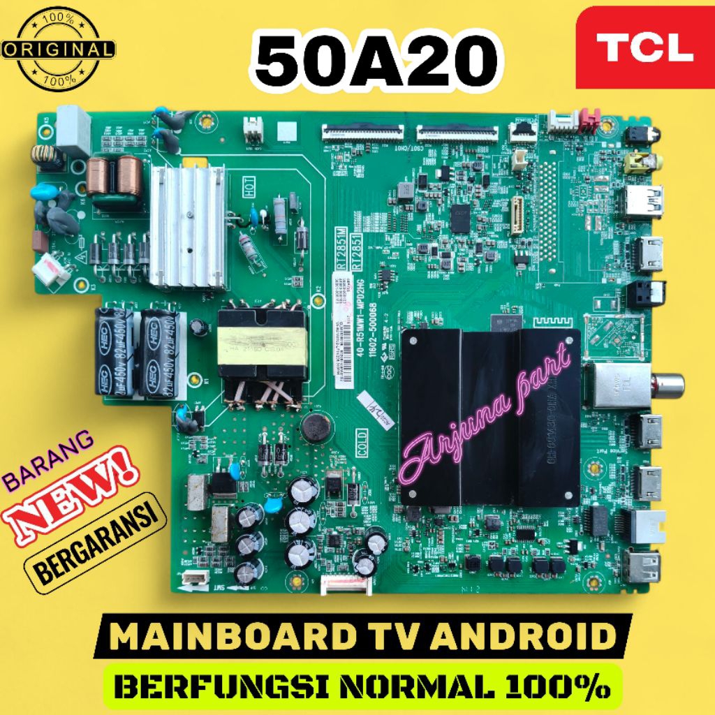 MAINBOARD TV TCL 50A20 / MB TV TCL 50A20 / MESIN TV TCL 50A20 / MODUL TV TCL 50A20 / MB TCL 50A20 / 