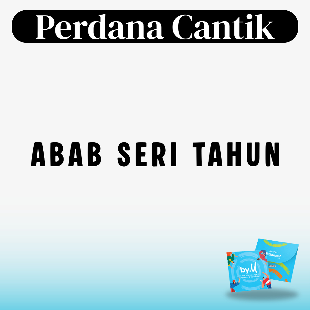 Perdana Kartu BYU Seri Tahun Cantik Murah