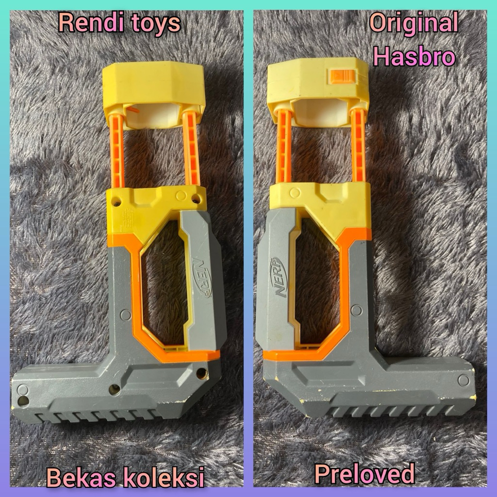 Nerf Modulus Blaster Dart Gun Shoulder Stock Gun Butt Original Hasbro Bekas Koleksi