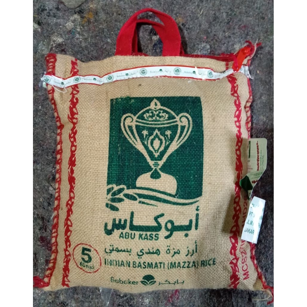 beras Abu kass / Beras Basmati Abu Kass 5kg / Beras India / Beras Khas timur tengah